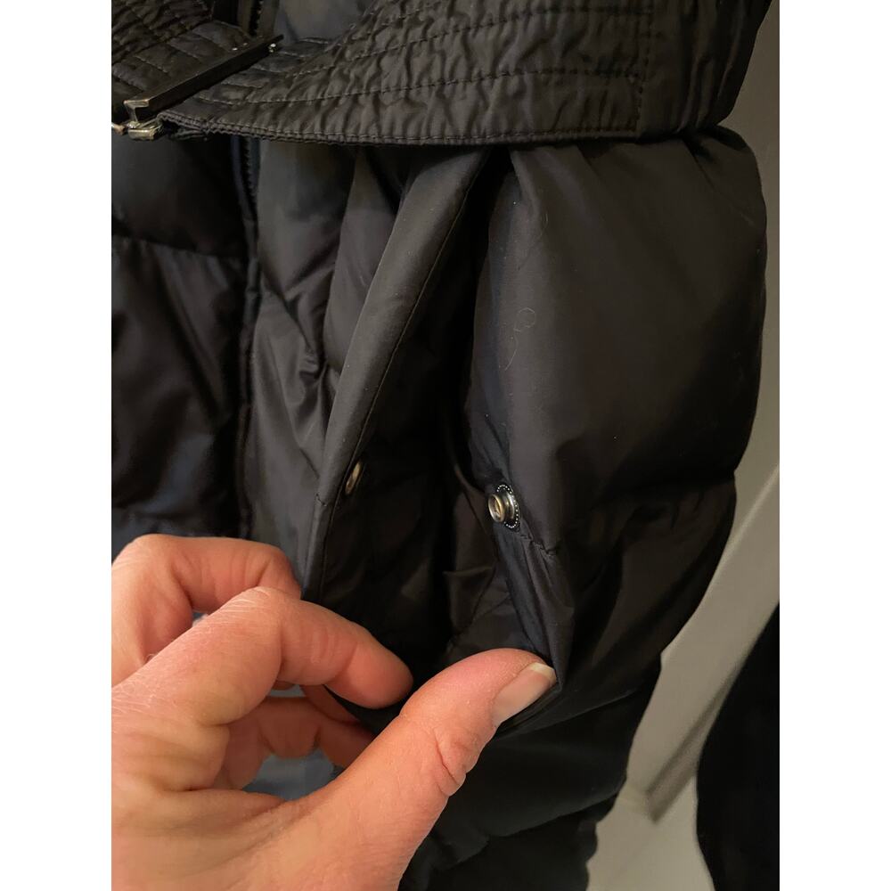 ADD ICON 10 Pillow Collar Hooded 95/5 Down Puffer black women’s Coat Jacket US 4 - Picture 11 of 13